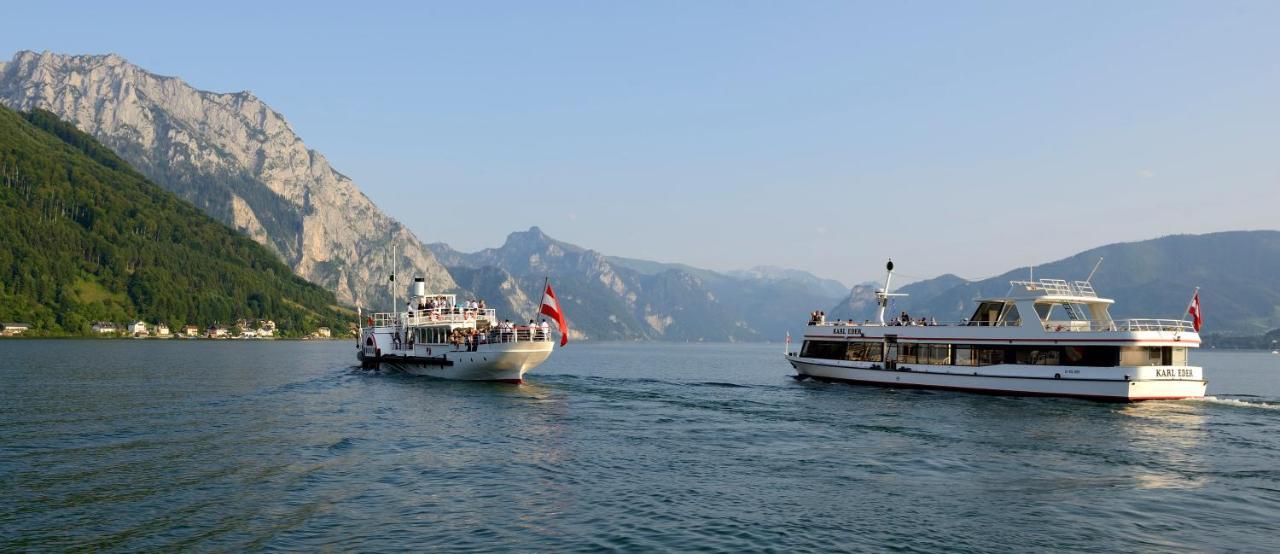 Boutiquehotel Zum Goldenen Hirschen Gmunden Esterno foto