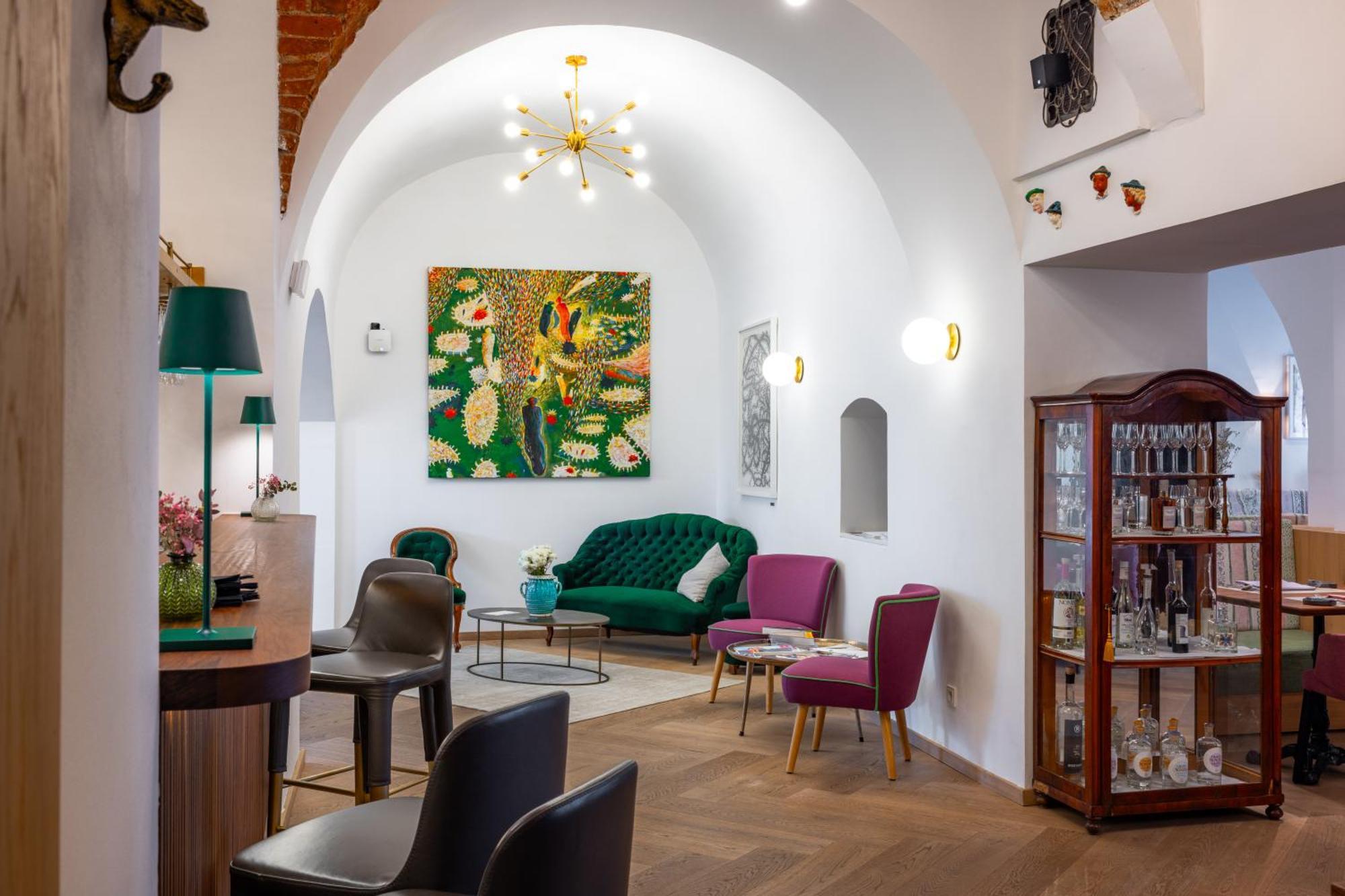 Boutiquehotel Zum Goldenen Hirschen Gmunden Esterno foto